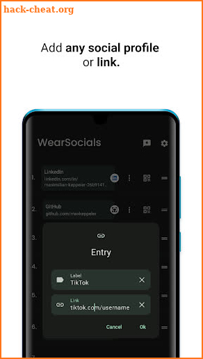 WearSocials: Wear your Socials screenshot