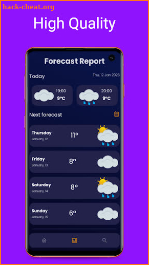 Weather screenshot