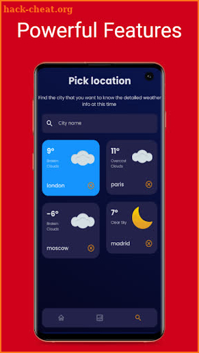 Weather screenshot