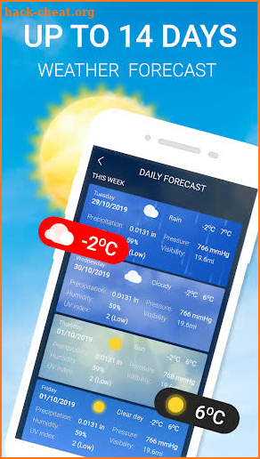 Weather App - Daily Weather Forecast screenshot