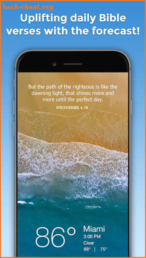 Weather Bible - Daily Christian Verses + Forecast screenshot