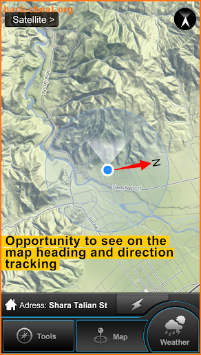 Weather Compass GPS+ screenshot