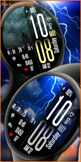 Weather Day & Night Big BOLD screenshot