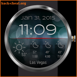 Weather for Bokeh Watch Face screenshot