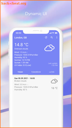 Weather Forecast screenshot