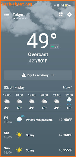 Weather Forecast screenshot