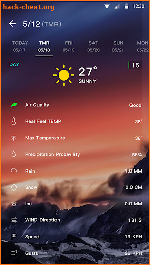 Weather Forecast screenshot