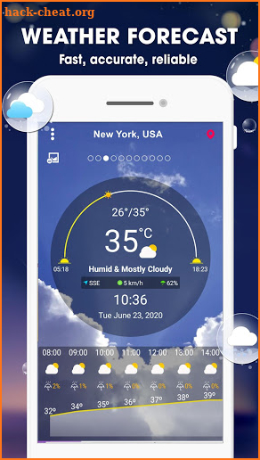 Weather forecast & Weather alerts screenshot