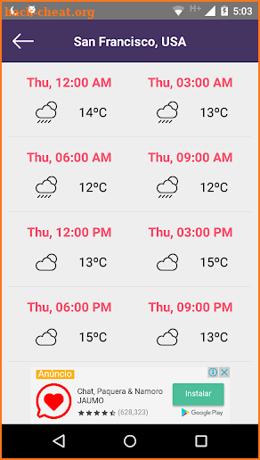 Weather Forecast free screenshot