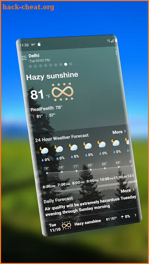 Weather Forecast - Local Weather Alerts - Widget screenshot