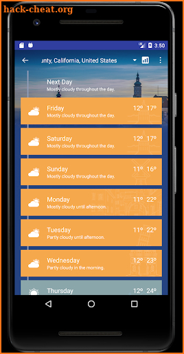 Weather Forecast Pro: Timeline, Radar, MoonView screenshot