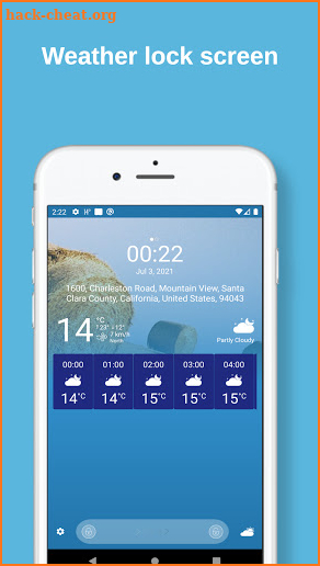 Weather Forecast: radar, graph, widget, timeline screenshot