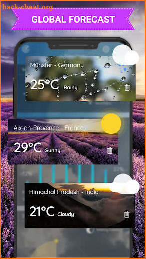 Weather forecast - realtime weather screenshot