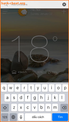 Weather forecast - realtime weather forecast screenshot