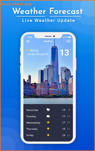 Weather Forecast  - Weather Update Report screenshot