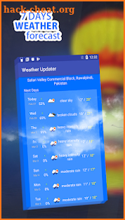 Weather Forecasting & Updates Chanel screenshot