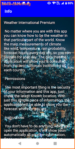 Weather International Premium screenshot