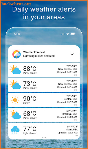 Weather: Live Radar & Forecast screenshot