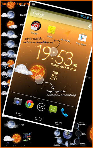 Weather Live Wallpaper screenshot