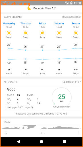 Weather Mate (Weather M8) screenshot