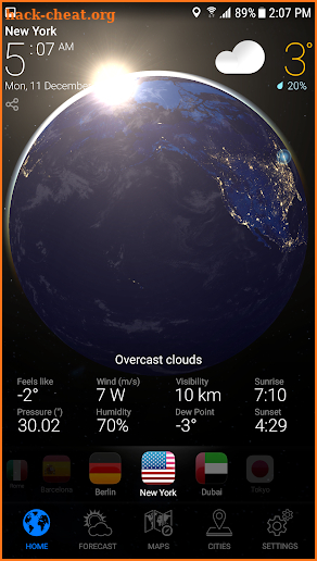 WEATHER NOW - forecast radar & widgets ad free screenshot