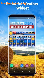 Weather report app& widget screenshot