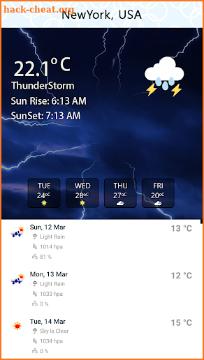 Weather Update Live - Latest Weather App 2018 screenshot