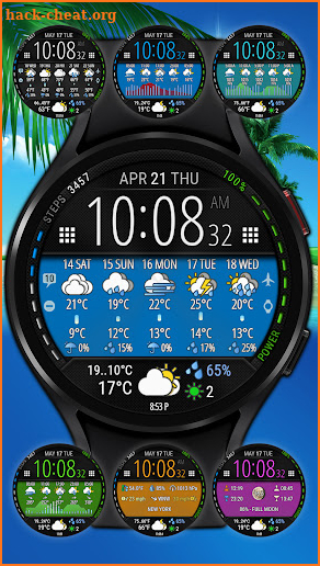 Weather watch face W1 screenshot