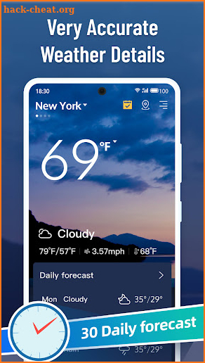 WeatherNow screenshot