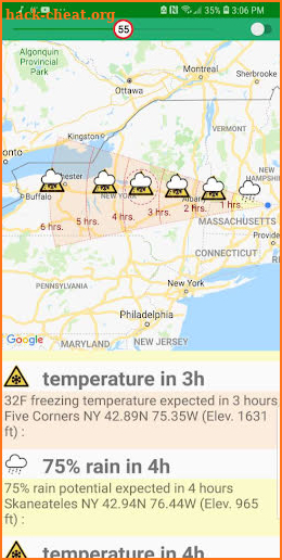 WeatherSentry for drivers screenshot