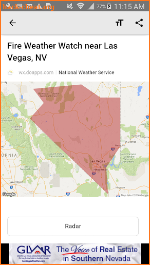 Weather.Vegas KLAS LasVegasNow screenshot