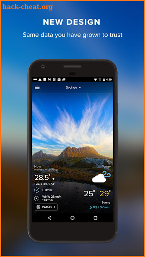 Weatherzone screenshot