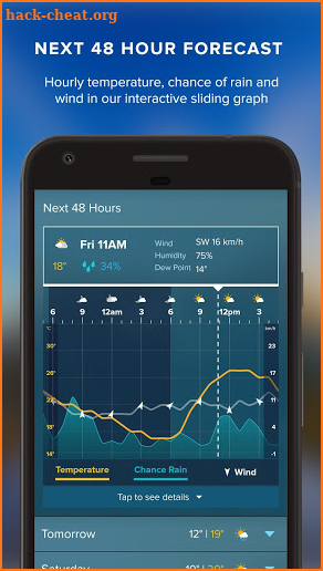 Weatherzone screenshot