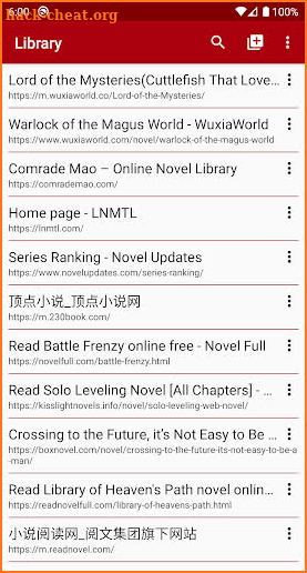 Web Novel Reader screenshot