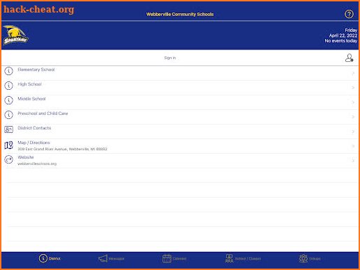 Webberville Community Schools screenshot