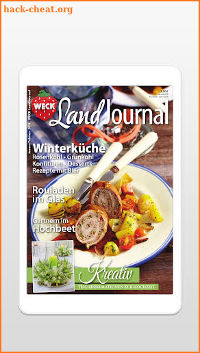 Weck LandJournal · epaper screenshot