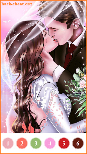 Wedding Coloring Game, Free Coloring Book Offline screenshot