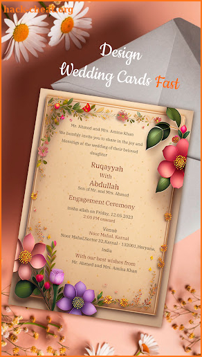 Wedding Invitation Maker screenshot