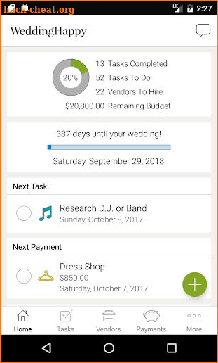 WeddingHappy - Wedding Planner screenshot