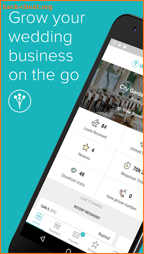 WeddingWire for Business screenshot