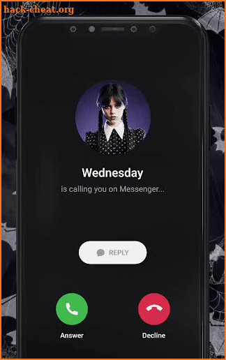 Wednesday Addams Fake Call screenshot