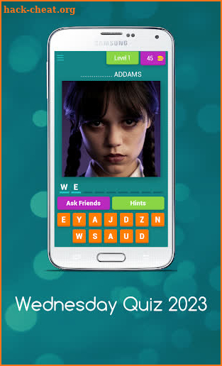 Wednesday Addams Quiz screenshot