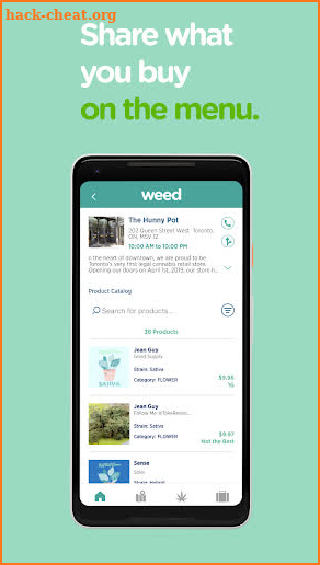 Weed.App Cannabis Search screenshot