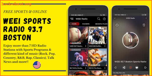 WEEI Sports Radio 93.7 Boston 📻 screenshot