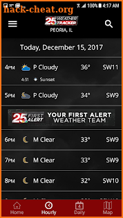 WEEK 25 Weather Tracker screenshot