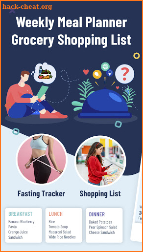 Weekly Meal Planner - Grocery Shopping List screenshot