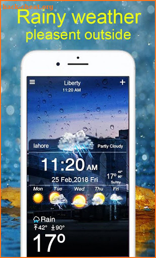 Weekly Weather Forecast App & Widget screenshot