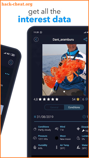 WeFish - Fishing Diary and Forecast screenshot