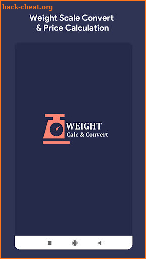 Weight Scale Machine Grams/kg screenshot