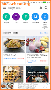 Weight Victor Recipes screenshot